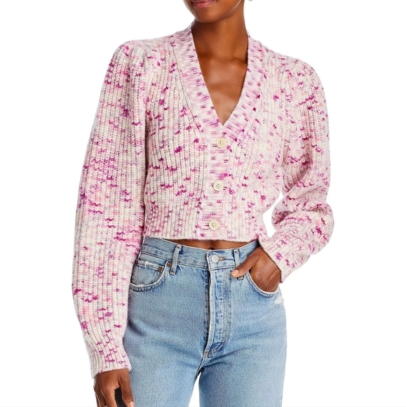 LoveShackFancy Sweaters - Love Shack Fancy Avignon Cropped Women's Cardigan Size XS
